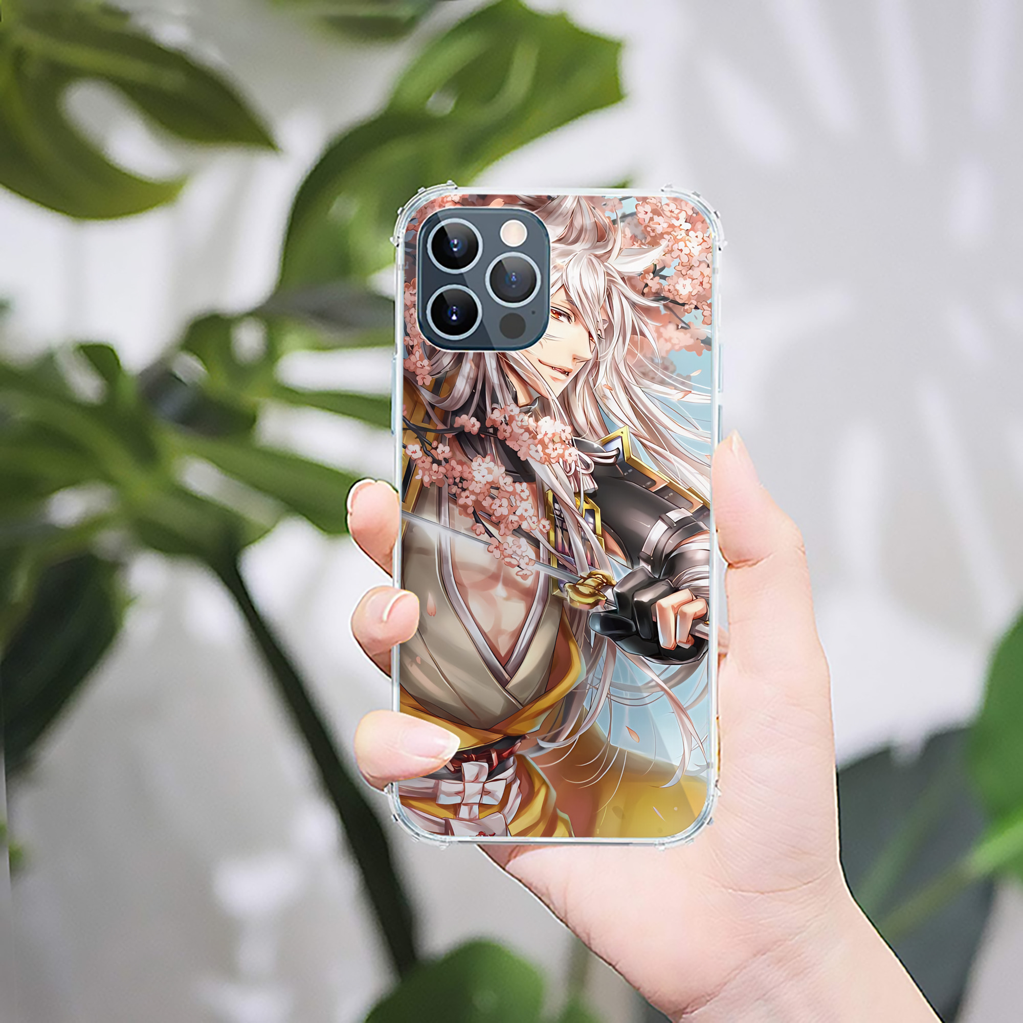 （画像用） 刀剣乱舞 Touken Ranbu 【iPhone 12シリーズ対応】透明スマホケース（クリアソフトケース）